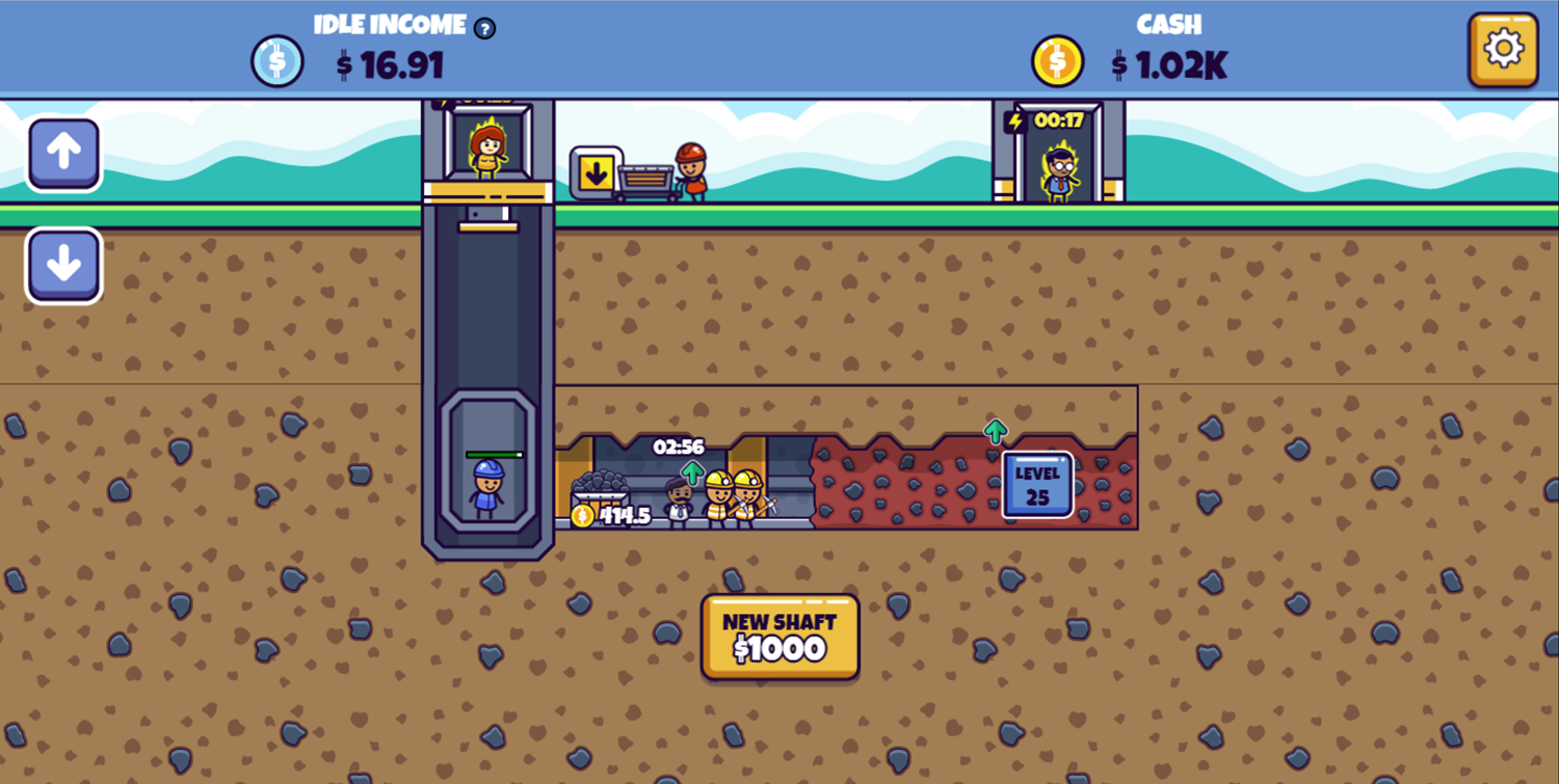 Idle Mining Empire gameplay screenshot