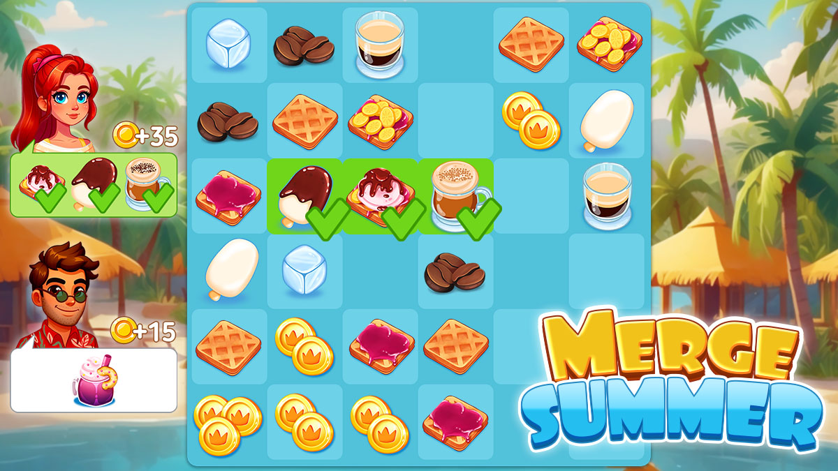 Merge Summer gameplay screenshot