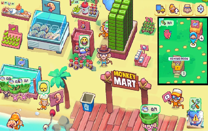 Monkey Mart gameplay screenshot